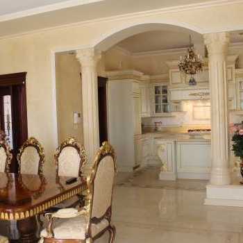 Cucina e sala Francesco Molon, illuminazionene Mechini